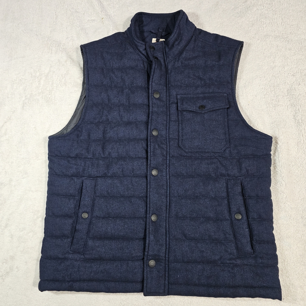 Faherty Teton Valley Vest In Navy Heather  ModeSens - Picture 3 of 11